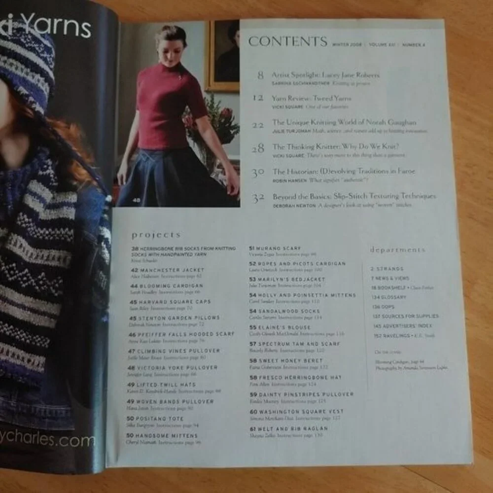 Winter 2008 INTERWEAVE KNITS 25 Cozy knitting patterns + accessories